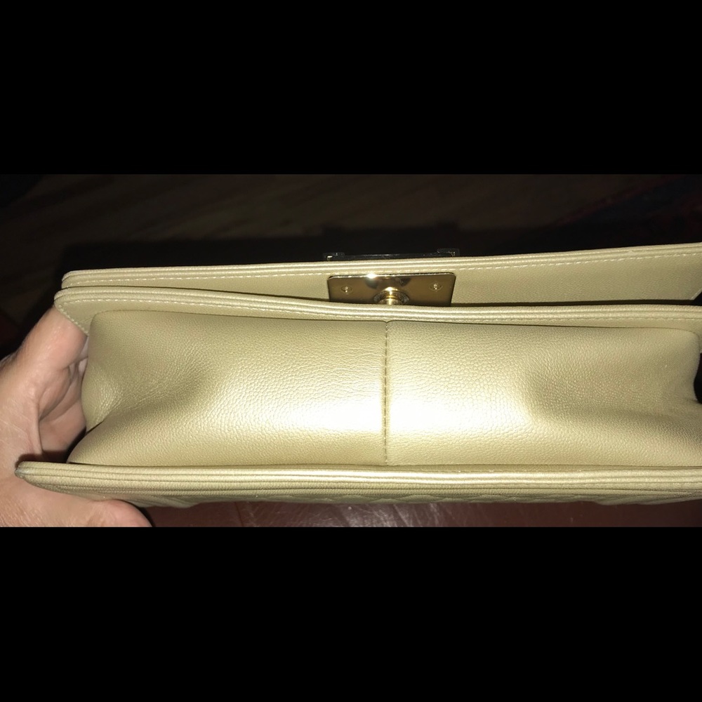 SOLD Chanel Metallic Caviar Medium Boy Flap - Picture 5 of 8